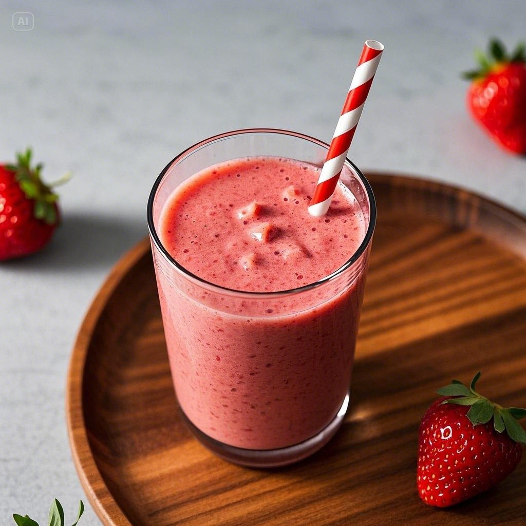 Resep Smoothie Stroberi Segar dan Sehat untuk Sarapan